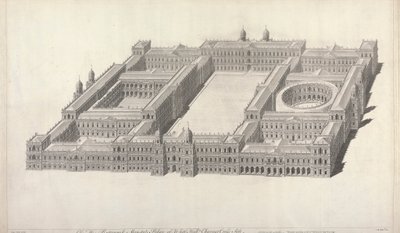 Palais de Whitehall. Le côté de Charing Cross. - Tobias Müller
