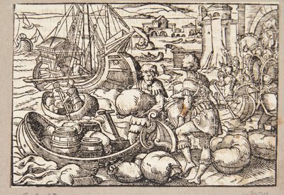 Gaius Lutatius vainc la flotte de Carthage - Tobias Stimmer