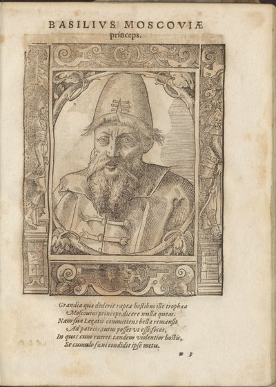 Portrait du tsar Ivan IV le Terrible 1530-1584 - Tobias Stimmer