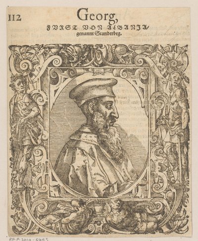 Portrait de Skanderbeg - Tobias Stimmer