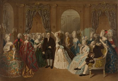 Franklin à la cour de France--1778 - Todros Geller