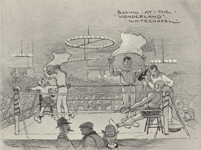 Boxe au Wonderland, Whitechapel - Tom Browne