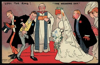 Le marié et le témoin ne trouvent pas la bague lors d