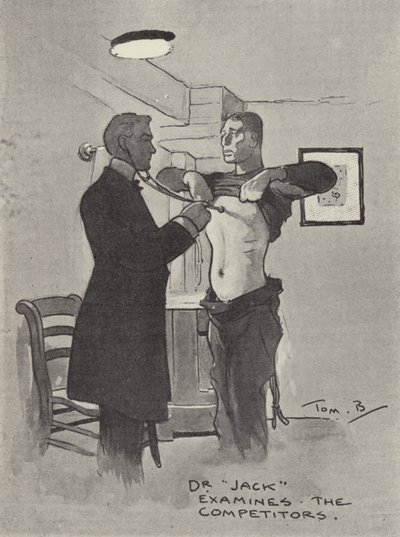 Dr Jack examine les concurrents - Tom Browne