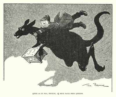 Aussi rapide que cela ait été, cela devait être encore plus rapide (lithographie) - Tom Browne