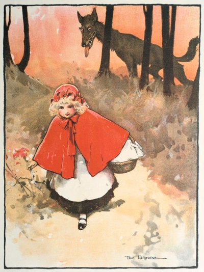 Scène du Petit Chaperon Rouge - Tom Browne