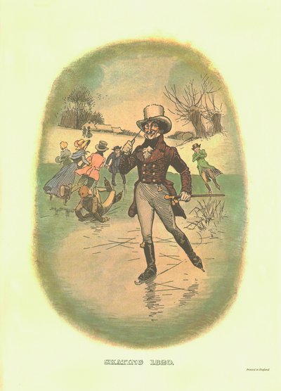 Patinage, 1820, vers 1910 - Tom Browne