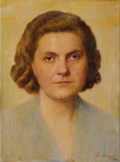 Portrait de dame - Tom von Dreger
