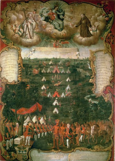 Camp militaire du gouverneur Jeronimo Matorras pendant la campagne du Gran Chaco - Tomas Cabrera