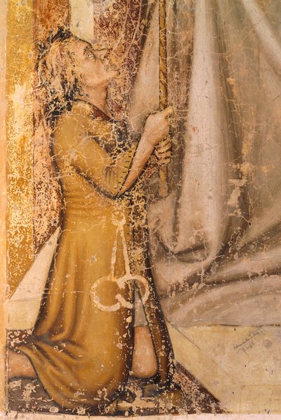 Représentation des donateurs (détail de Saint Romuald) - Tomaso da (late 15th century) Modena