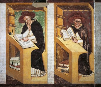 Moines dominicains (détail) - Tomaso da (late 15th century) Modena