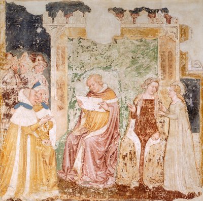 Ambassade au roi de Bretagne (détail) - Tomaso da (late 15th century) Modena