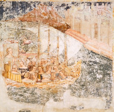 Navigation vers Rome (détail) - Tomaso da (late 15th century) Modena