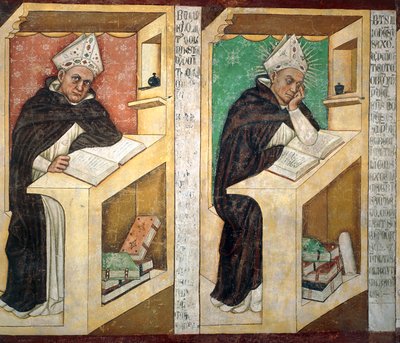 Saint Albert le Grand, détail du Cycle des Quarante Membres Illustres de l