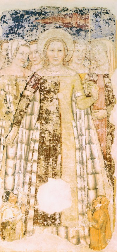 Sainte Ursule en gloire (détail) - Tomaso da (late 15th century) Modena
