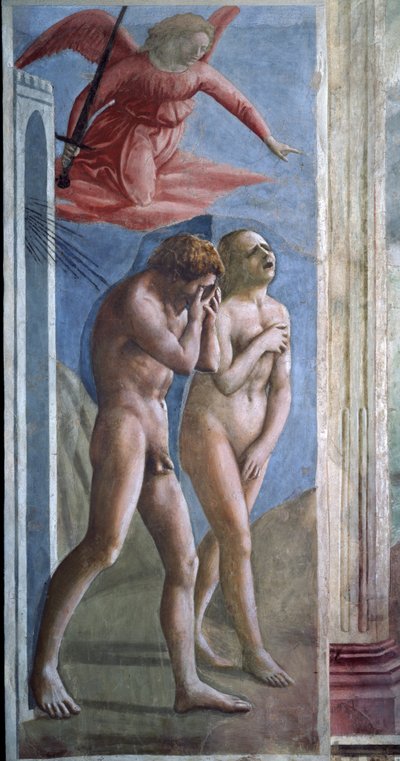 Adam et Ève chassés du Paradis - Tommaso Masaccio