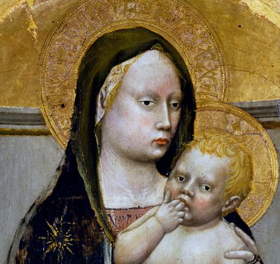 Madone et enfant (détail) - Tommaso Masaccio