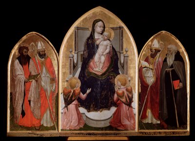 Triptyque de San Giovenale : Vierge à l