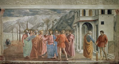 Le paiement du tribut (Il tributo) - Tommaso Masaccio