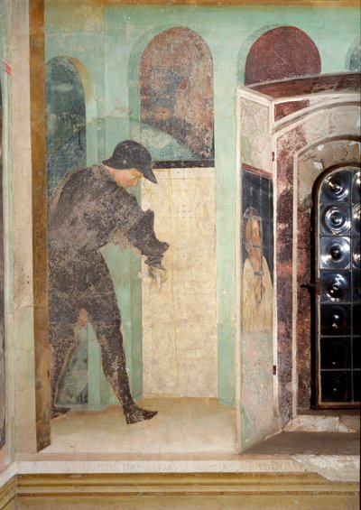 Vie de Jean-Baptiste: un garde - Tommaso Masolino da Panicale