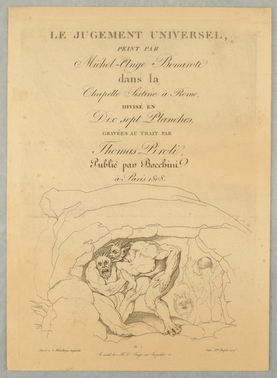 Page de couverture, Le Jugement Universel - Tommaso Piroli