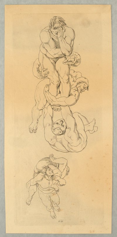 Planche, de Le Jugement Universel - Tommaso Piroli