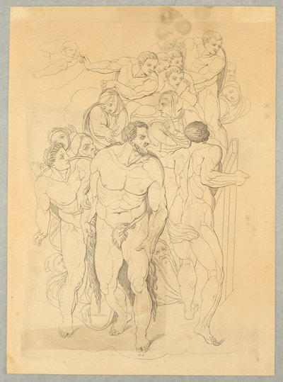 Planche, de Le Jugement Universel - Tommaso Piroli
