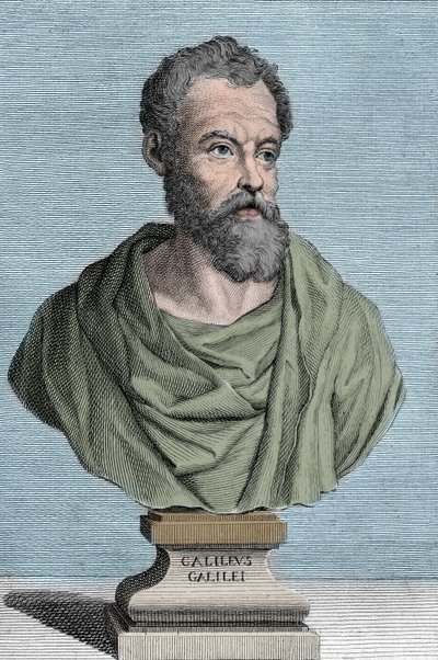 Portrait de Galilée (Galileo Galilei), astronome italien (1564-1642) gravure de Tommaso Piroli (1752-1824) collection privée - Tommaso Piroli