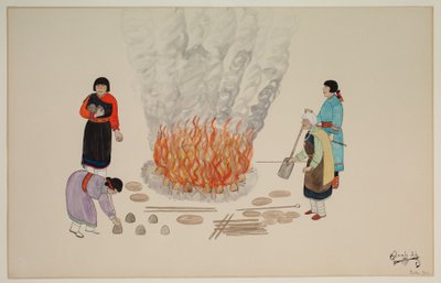Tir en plein air, début du XXe siècle - Tonita Peña