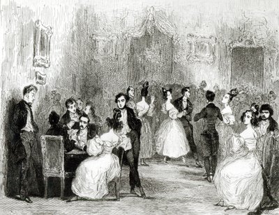 Une soirée chez Charles Nodier (1780-1844) 1831 - Tony Johannot