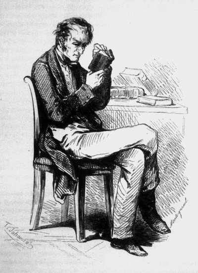 Le lecteur - Tony Johannot