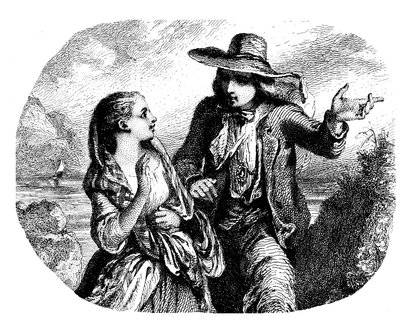 Deux amoureux près de l