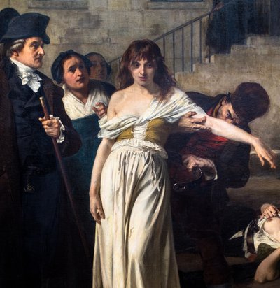 Le docteur Pinel libère les aliénés de la Salpêtrière en 1795 - Tony Robert Fleury