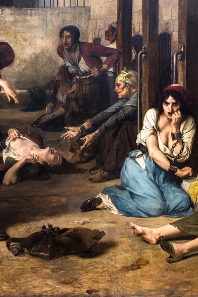 Le docteur Pinel libère les aliénés de la Salpêtrière en 1795 - Tony Robert Fleury