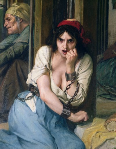 Philippe Pinel (1745-1826) libérant les aliénés de leurs chaînes à l
