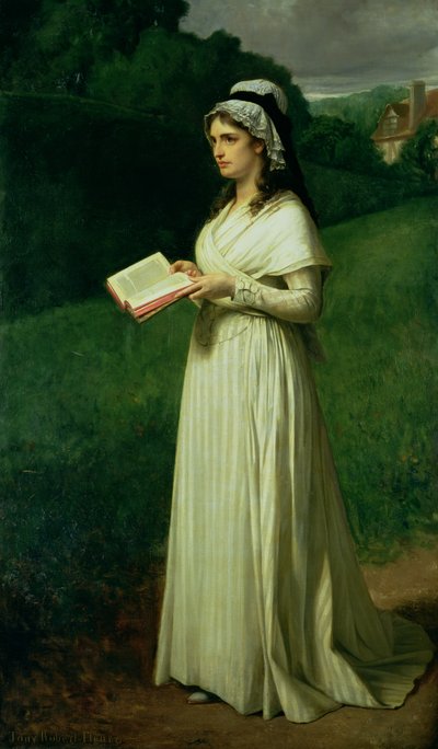 Portrait de Charlotte Corday - Tony Robert Fleury