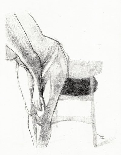 Forme nue courbée - Tore Bahnson