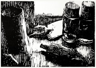 Bouteilles noires et blanches - Tore Bahnson
