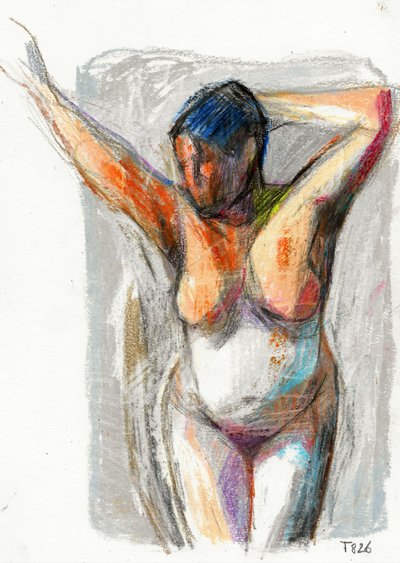 Nu féminin expressif - Tore Bahnson