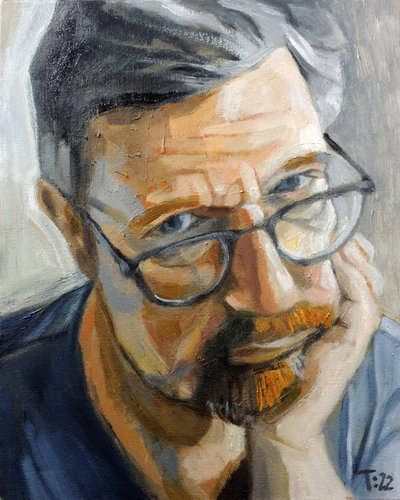 Un homme pensif à lunettes - Tore Bahnson