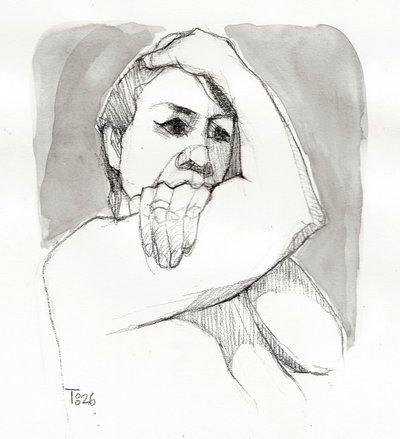 Femme en méditation - Tore Bahnson