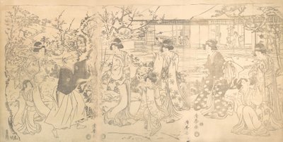 Scène de la vendetta Chushingura des 47 détaillants loyaux, vers 1820 - Torii Kiyomine