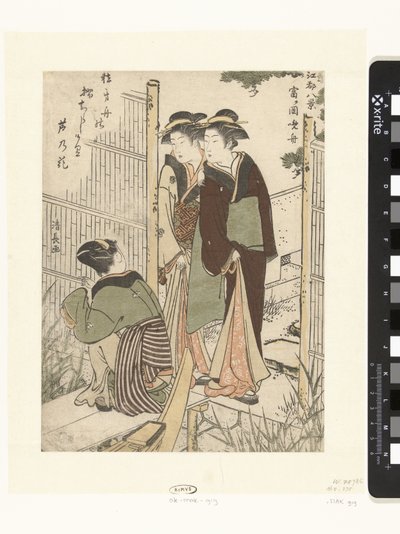 Bateau du soir à Tomigaoka - Torii Kiyonaga