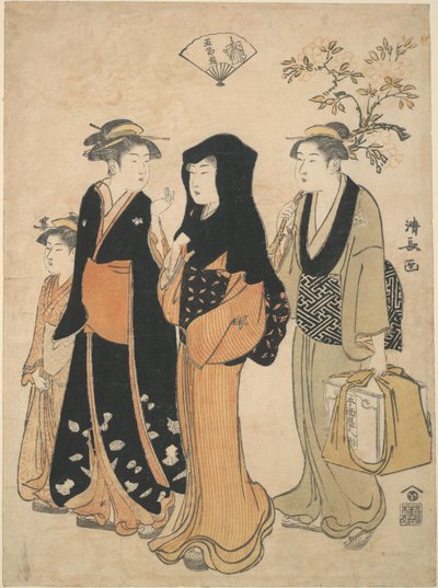 Fête des poupées Hina des Cinq Festivals - Torii Kiyonaga