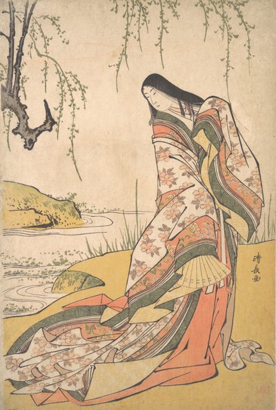 Kanjo : Une dame de cour, vers 1790 - Torii Kiyonaga