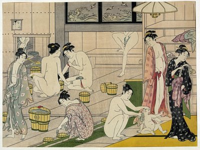 Le bain des femmes - Torii Kiyonaga