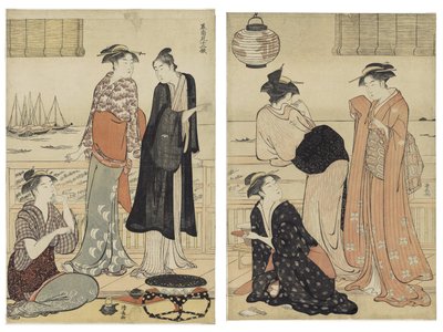 Le Sixième Mois, de la série Douze Mois dans le Sud - Torii Kiyonaga