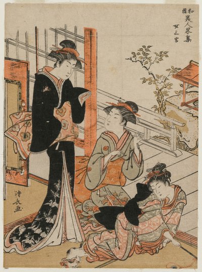 Trois femmes (de la série Une brève collection de beautés japonaises) - Torii Kiyonaga