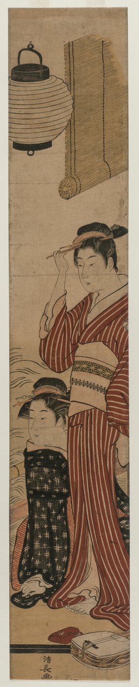 Deux geishas sur un balcon, 1782 - Torii Kiyonaga