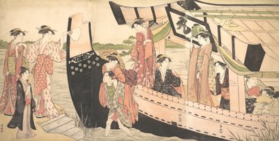 Femmes débarquant d